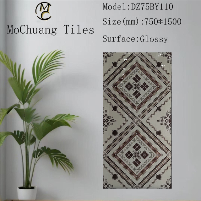 75X150 cm Glazed Polish Carpet Tiles