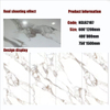 Gold Line Glossy Floor Tiles