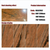 Gold Line Glossy Floor Tiles