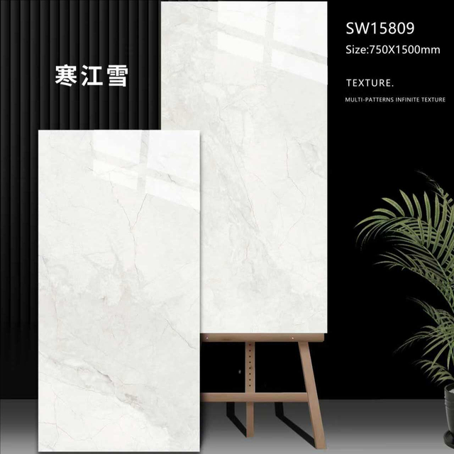 75x150 cm Glazed Polish Luxury Floor Tiles