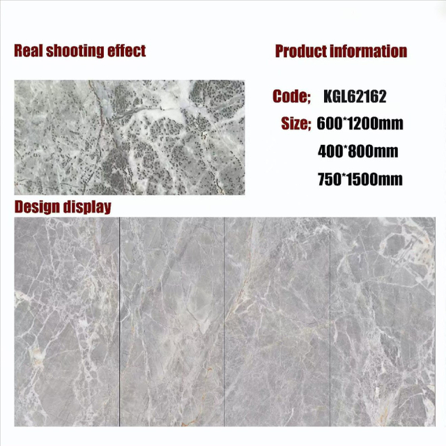 Gold Line Glossy Floor Tiles