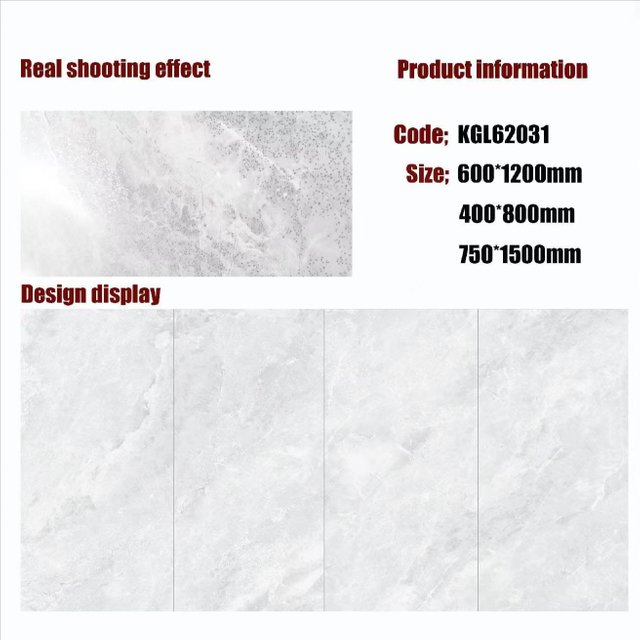 Gold Line Glossy Floor Tiles