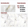 Gold Line Glossy Floor Tiles