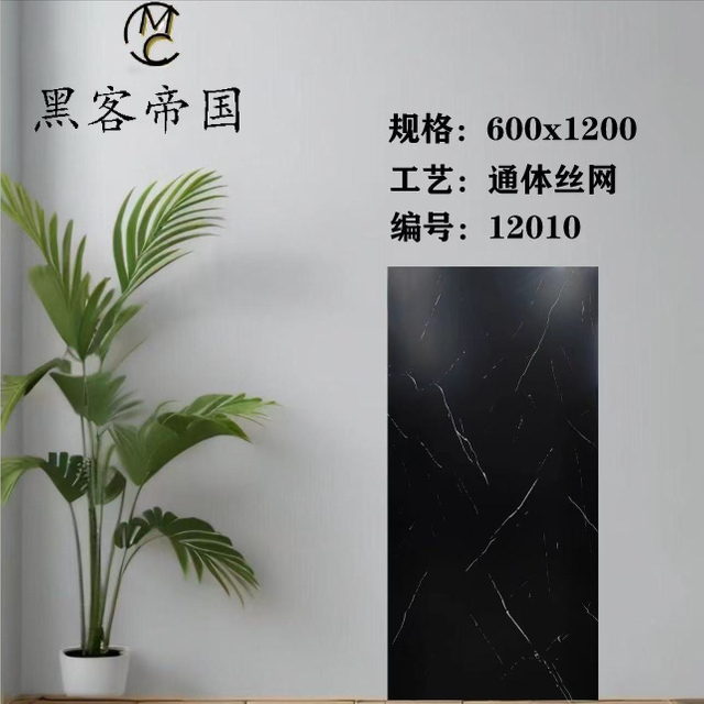 12010 Black Matt Tiles