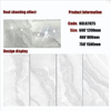 Gold Line Glossy Floor Tiles