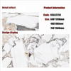Gold Line Glossy Floor Tiles