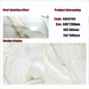 Gold Line Glossy Floor Tiles