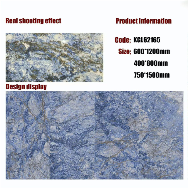 Gold Line Glossy Floor Tiles