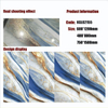 Gold Line Glossy Floor Tiles