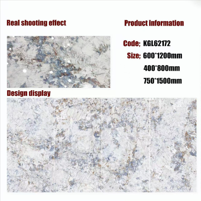 Gold Line Glossy Floor Tiles