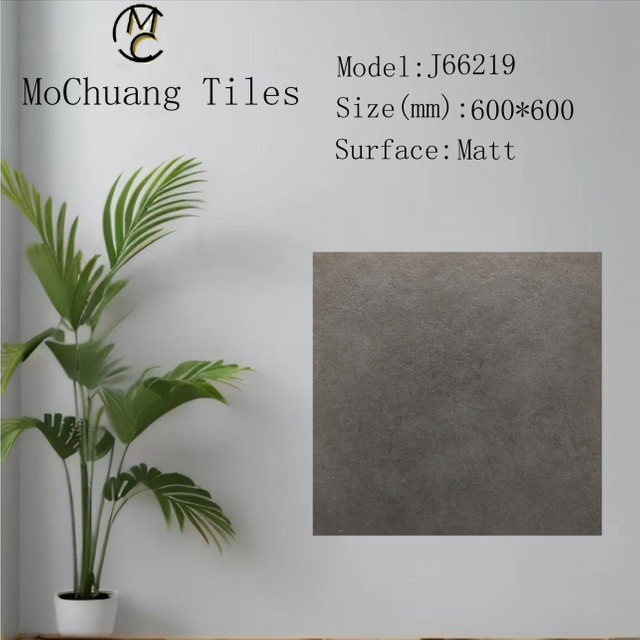 Cement Dark Grey Matt Tiles