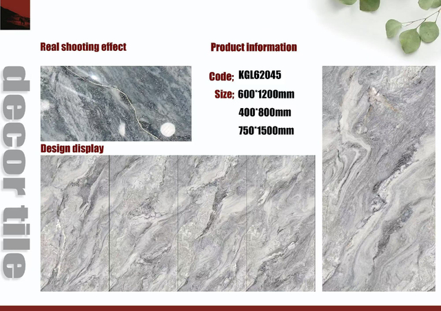 Gold Line Glossy Floor Tiles