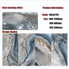 Gold Line Glossy Floor Tiles