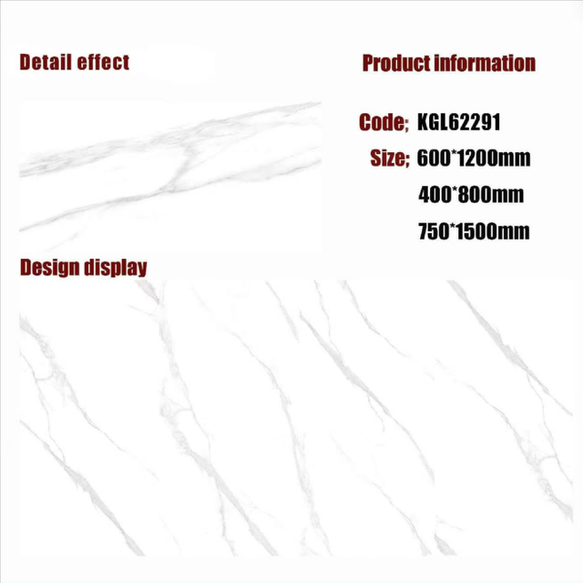 Gold Line Glossy Floor Tiles