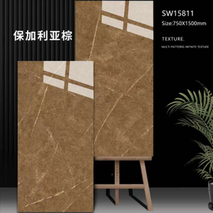 75x150 cm Glazed Polish Luxury Floor Tiles