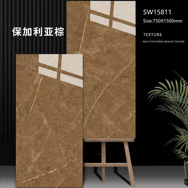 75x150 cm Glazed Polish Luxury Floor Tiles