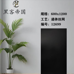 12699 Pure Black Matt Tiles