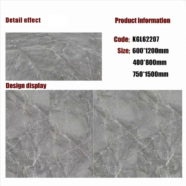 Gold Line Glossy Floor Tiles