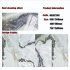 Gold Line Glossy Floor Tiles