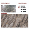 Gold Line Glossy Floor Tiles