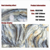 Gold Line Glossy Floor Tiles