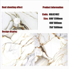 Gold Line Glossy Floor Tiles