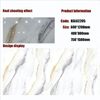 Gold Line Glossy Floor Tiles