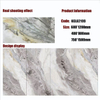 Gold Line Glossy Floor Tiles