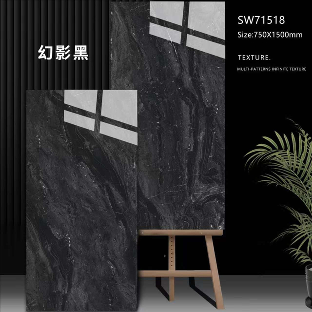 75x150 cm Glazed Polish Luxury Floor Tiles