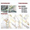 Gold Line Glossy Floor Tiles