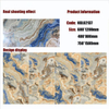 Gold Line Glossy Floor Tiles