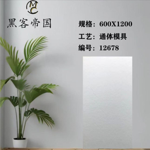 12678 White Slate Mould Matt Tiles