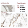 Gold Line Glossy Floor Tiles