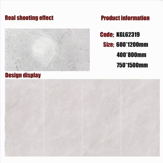 Gold Line Glossy Floor Tiles