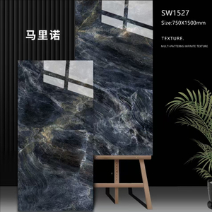 75x150 cm Glazed Polish Luxury Floor Tiles