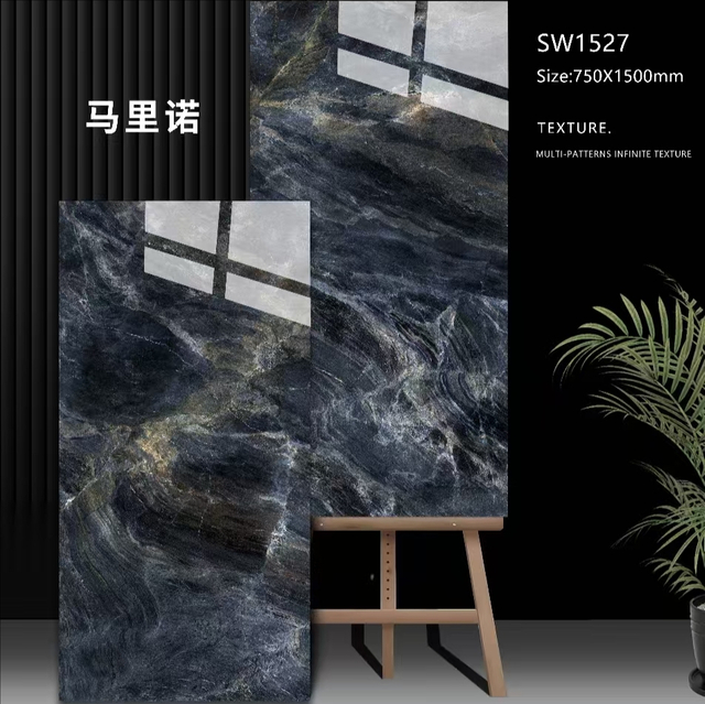 75x150 cm Glazed Polish Luxury Floor Tiles