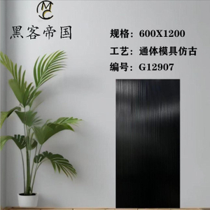 12907 Black Mould Matt Tiles