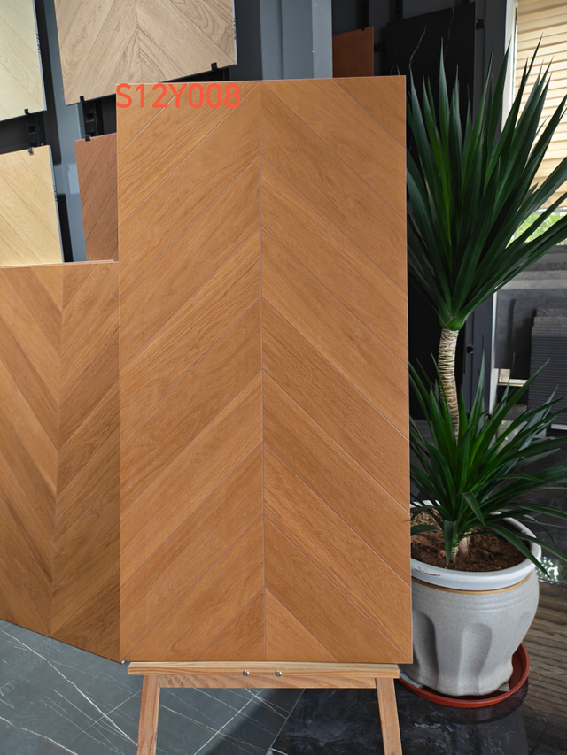 60x120 Cm Wood Carving Surface Tiles